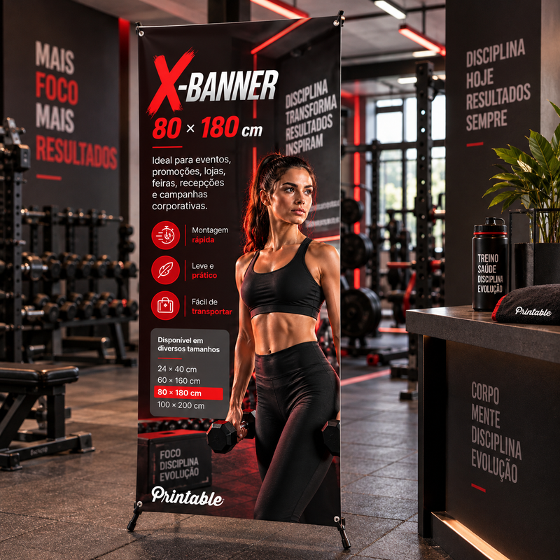 X-banner 80x180