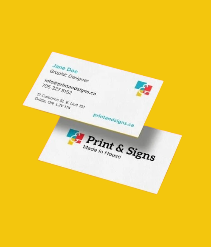 Matte Coloured Business Cards