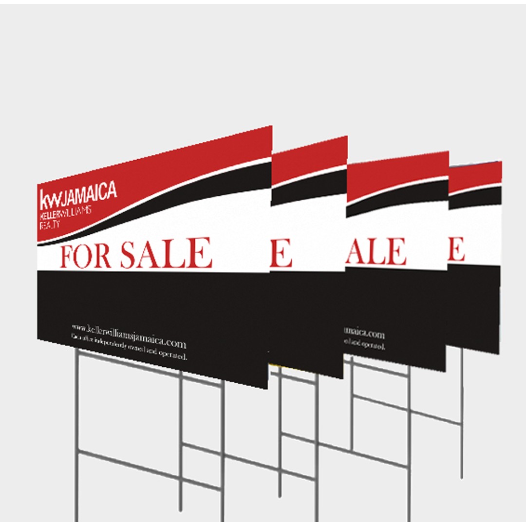 Corex and yard signs