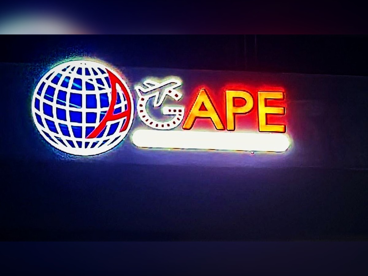 Lit letters · Agape