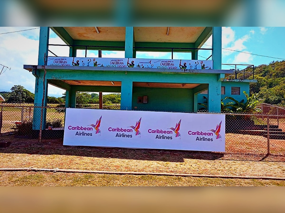 Pavilion banners · Caribbean Airlines