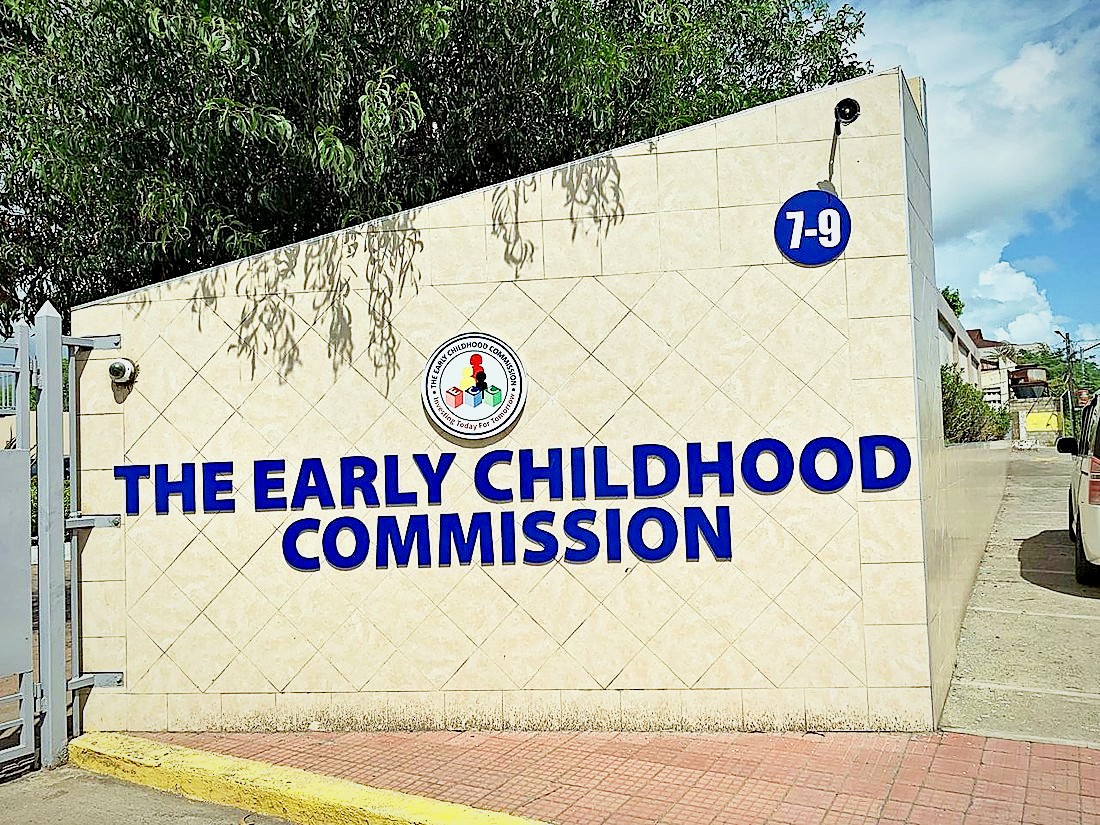 Wall lettering · Early Childhood Commission