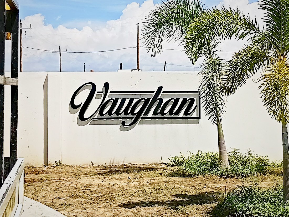 Script letters · Vaughan