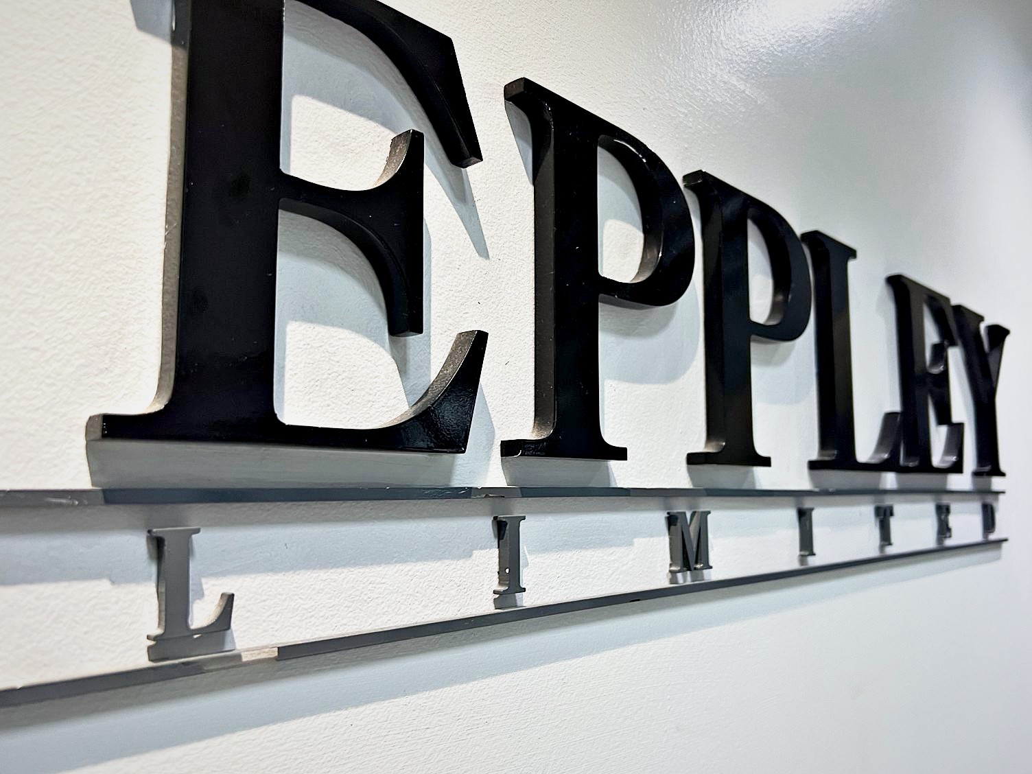 3D wall letters · Eppley Limited