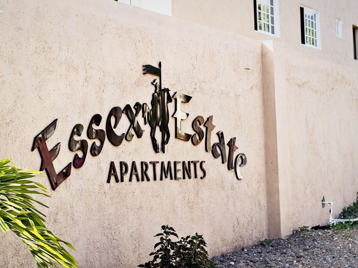Boundary wall letters · Essex Estate Apartments