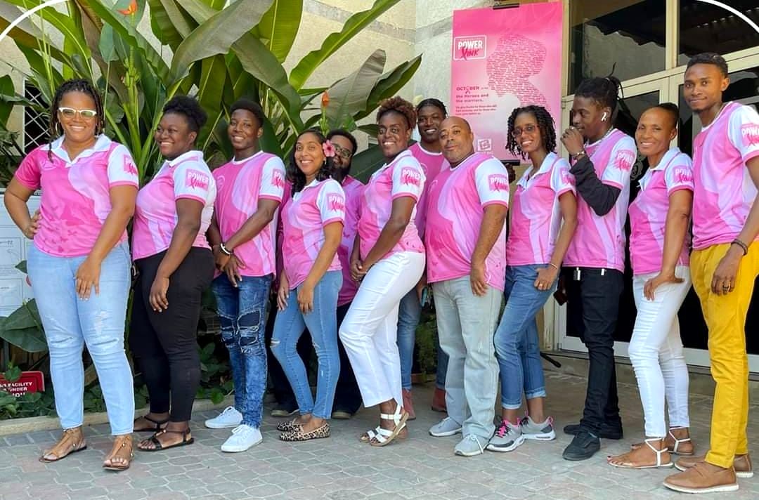 Sublimated team shirts – Power Pink campaign