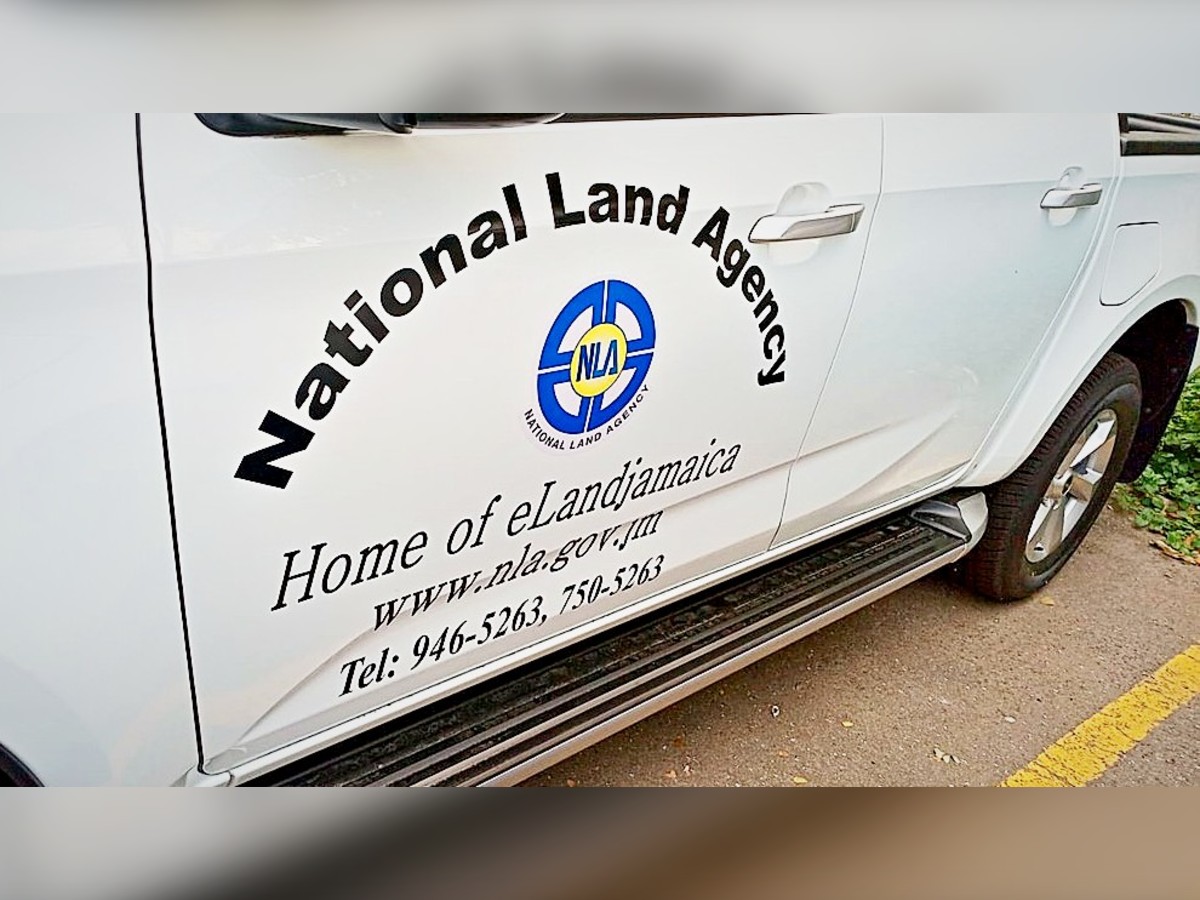 Fleet door graphics · National Land Agency