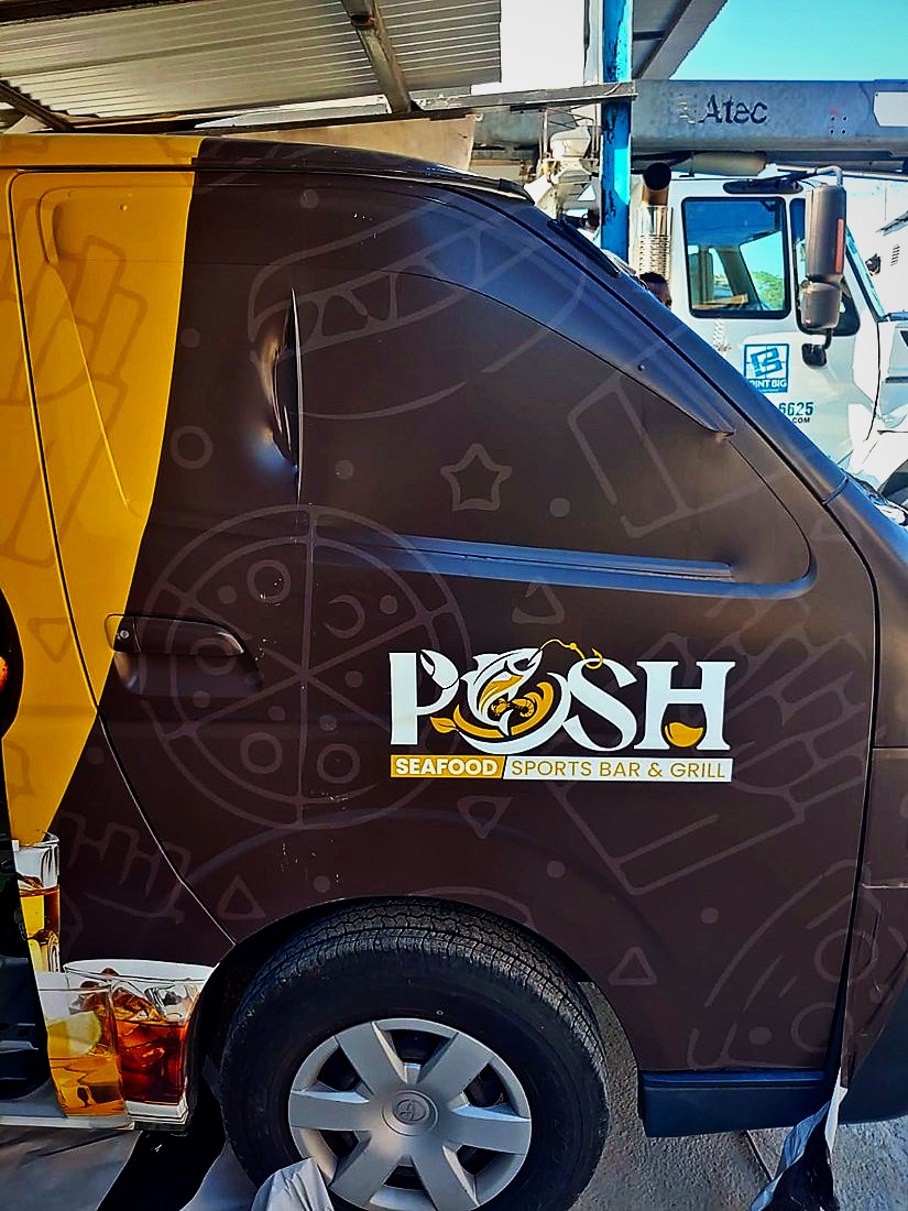 Van wrap · Posh Sports Bar & Grill