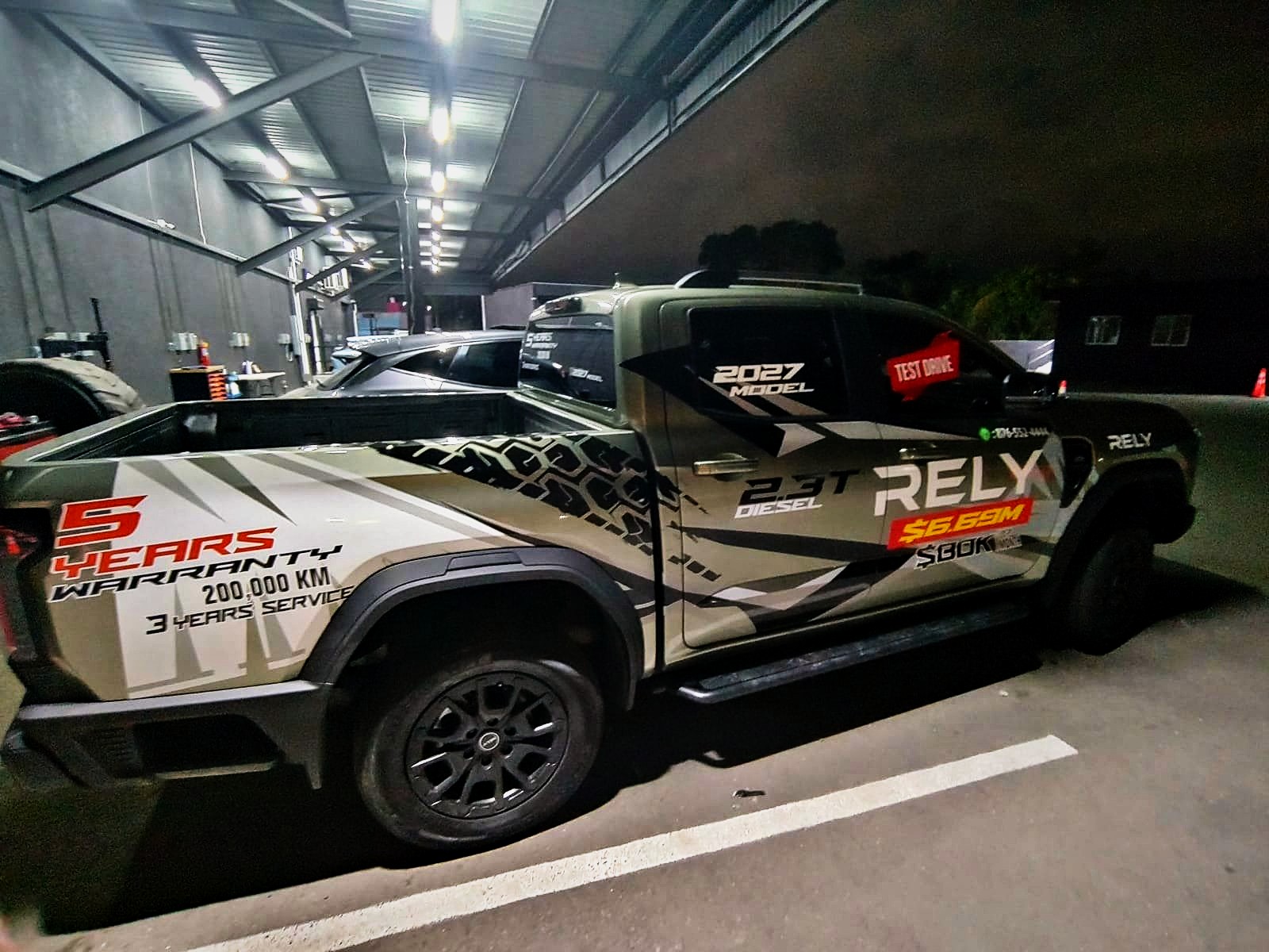 Pickup part wrap · Rely