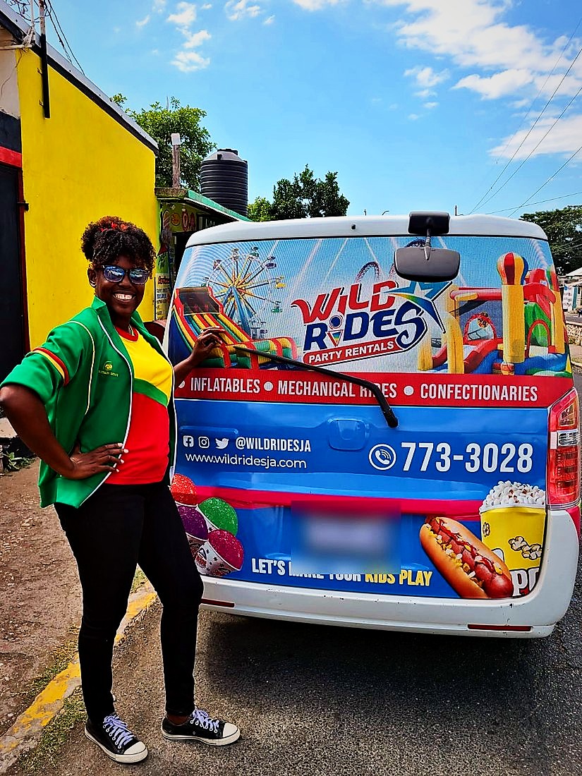Van rear wrap · Wild Rides