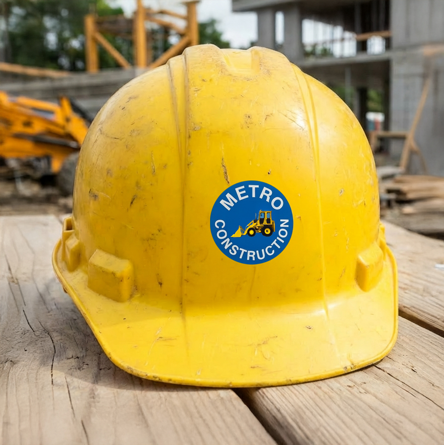 2" x 2" Hard Hat Decals