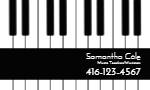 Business Card Music Teacher