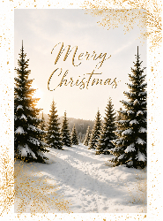 Christmas Flat cards