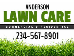 Grass Border Sign