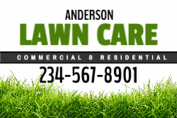 Grass Border Sign