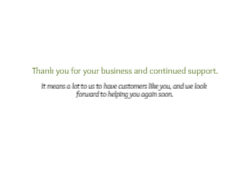 Thank You - Sunset