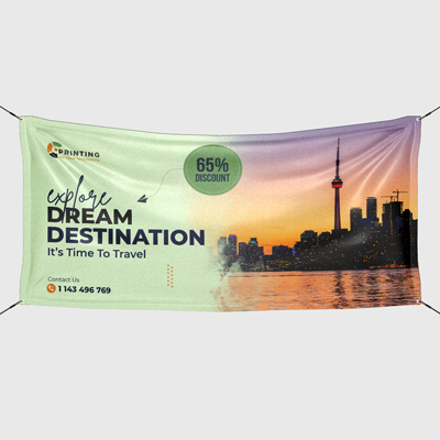 full color horizontal indoor banner