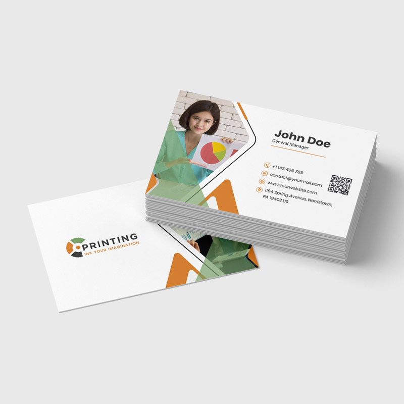 printed full color business cards