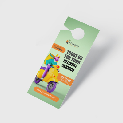 door hangers printed in full color