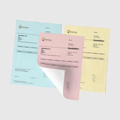 2 and 3 part carbonless forms