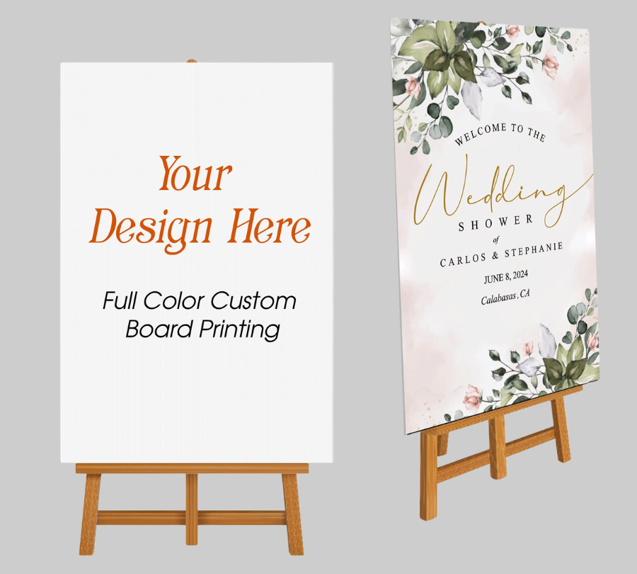Foam core signs