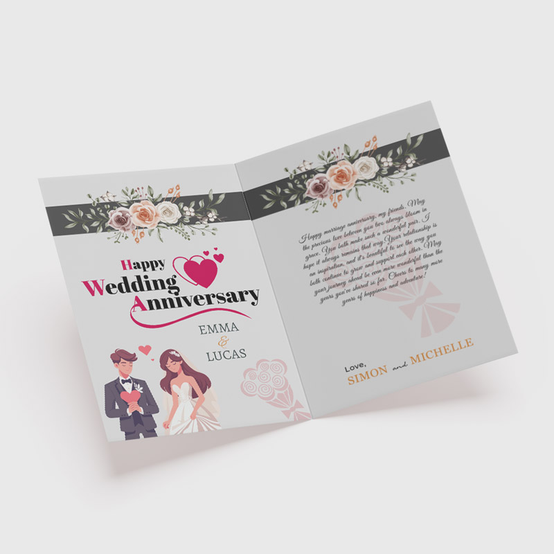 Wedding greeting card