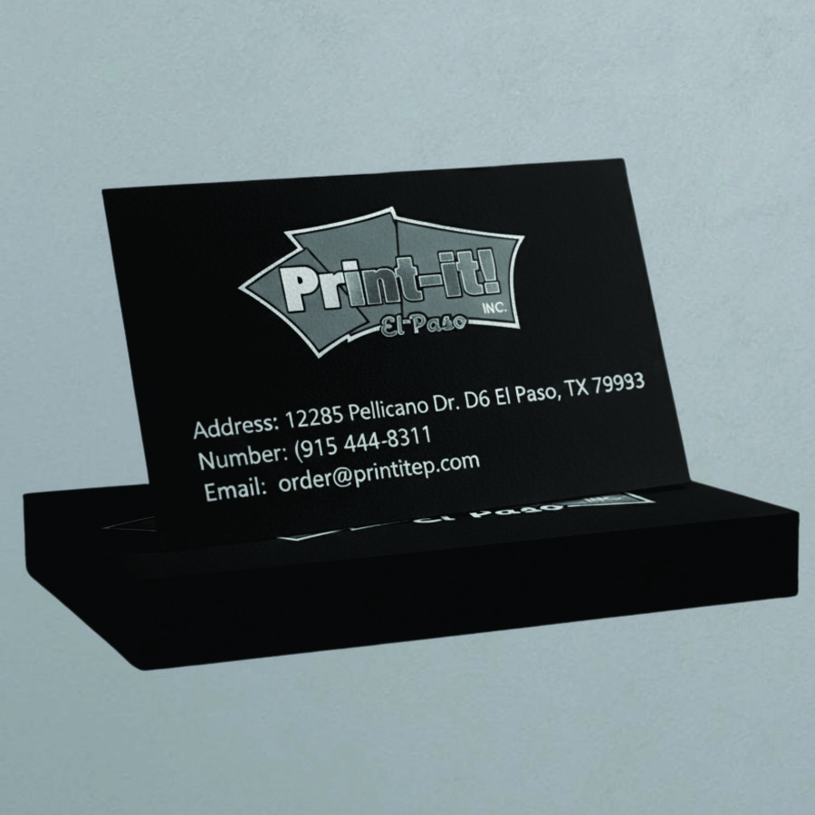 Suede/ Spot UV Business Cards