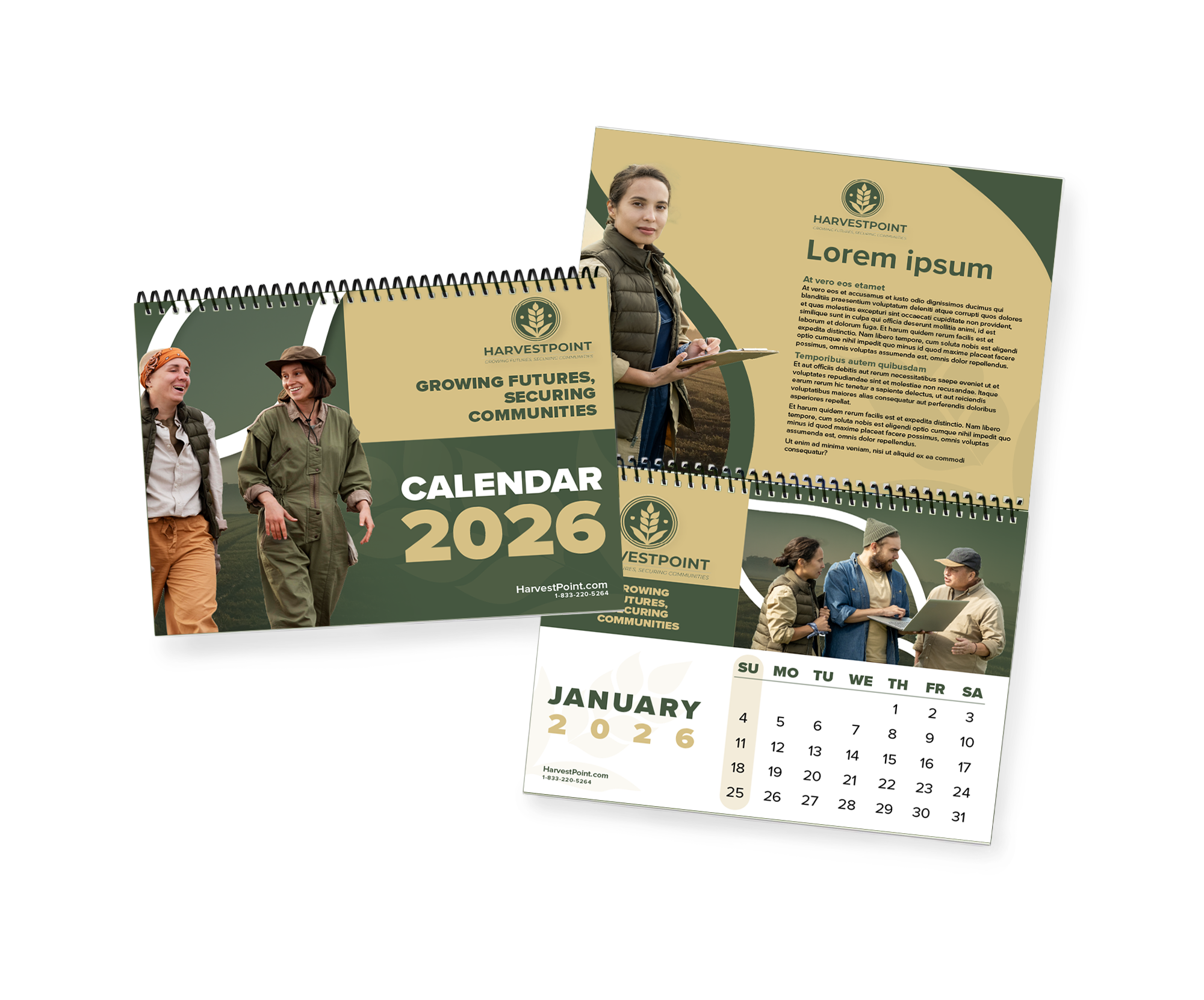 Spiral-Bound Wall Calendars 1