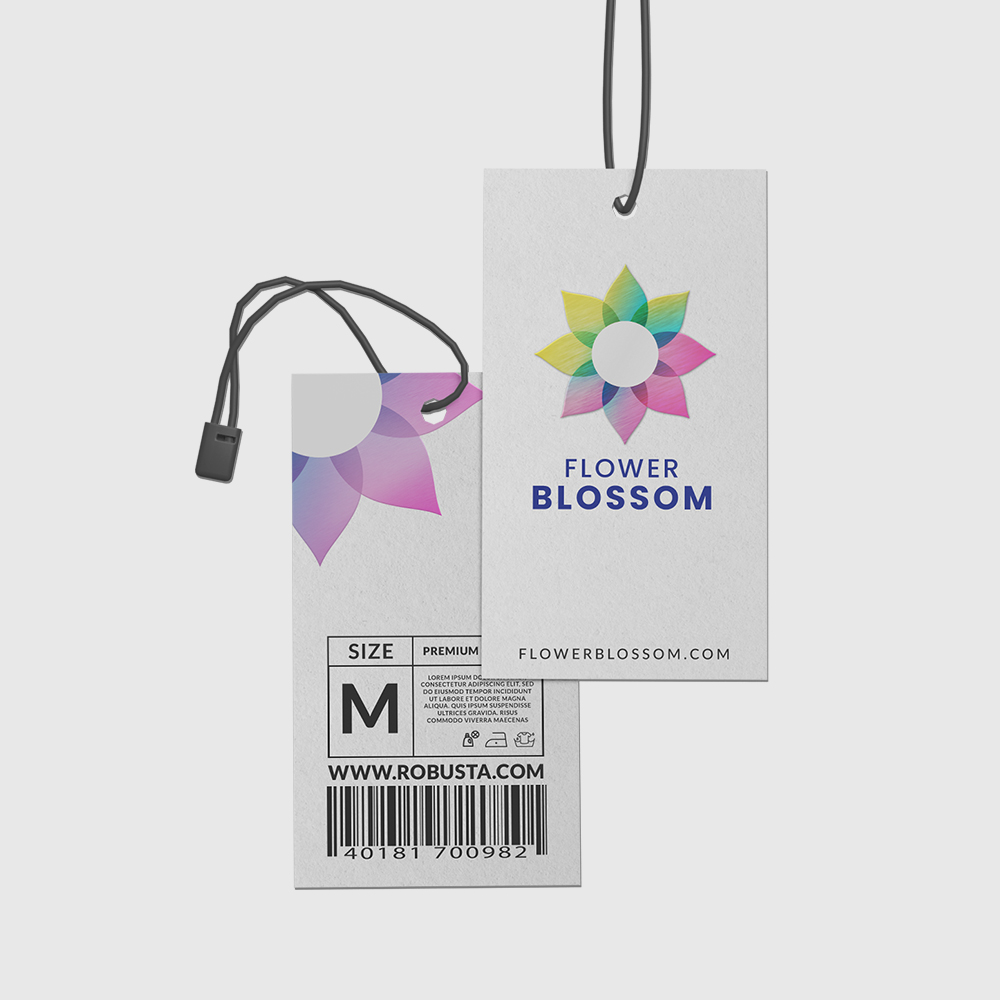 Metallic Foil Hang Tags Custom Akuafoil hang tags with metallic foil finish