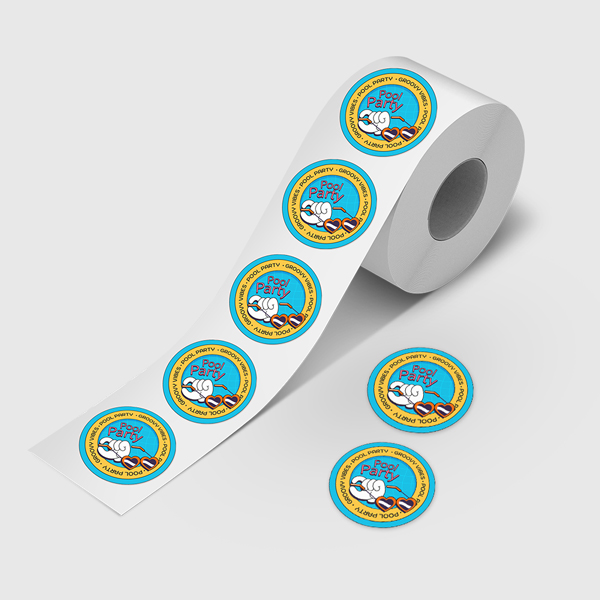 Circle Roll Labels Circle roll labels for product packaging
