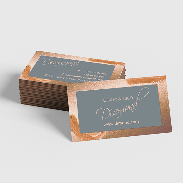 Pearl business cards with shimmering pearl cardstock