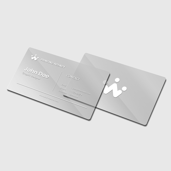 Plastic business cards with durable premium material
