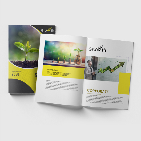 Custom premium opaque uncoated booklets with crisp full-color printing