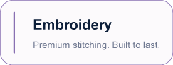 Embroidery