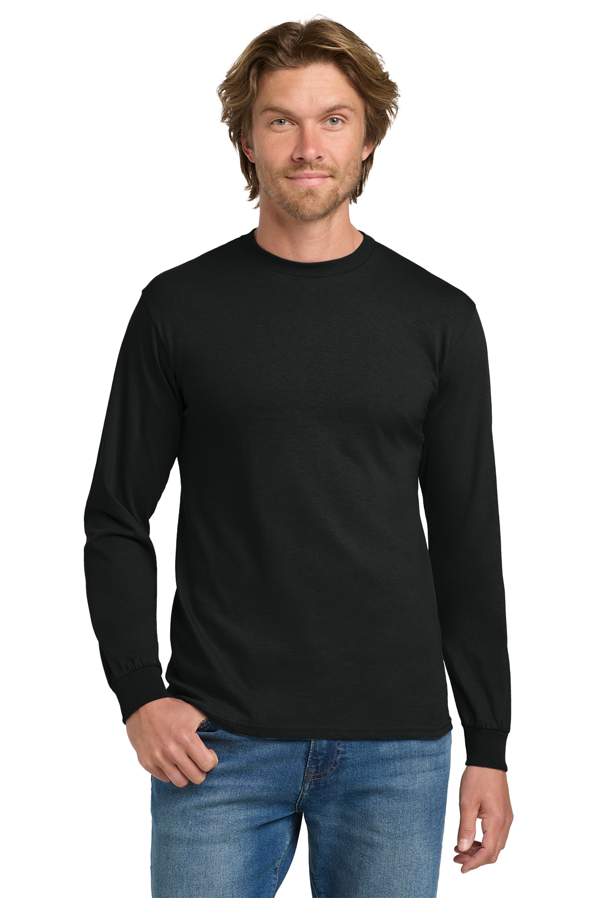 Gildan® Heavy Cotton™ 100% Cotton Long Sleeve T-Shirt 1