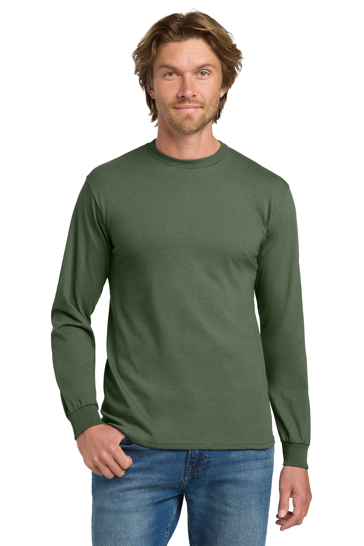 Gildan® Heavy Cotton™ 100% Cotton Long Sleeve T-Shirt 9