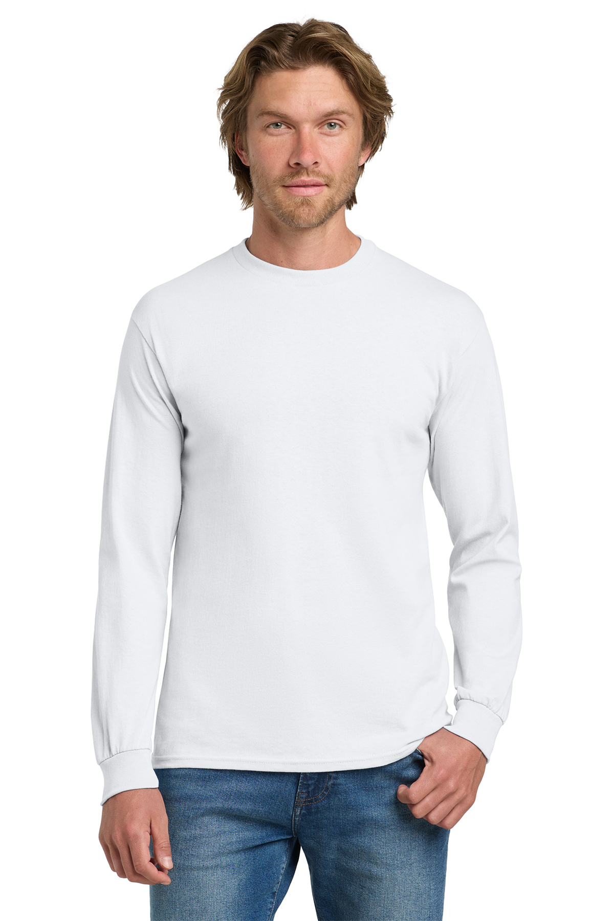 Gildan® Heavy Cotton™ 100% Cotton Long Sleeve T-Shirt 2