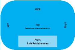 6 ft - 4 Sided (Closed Back)