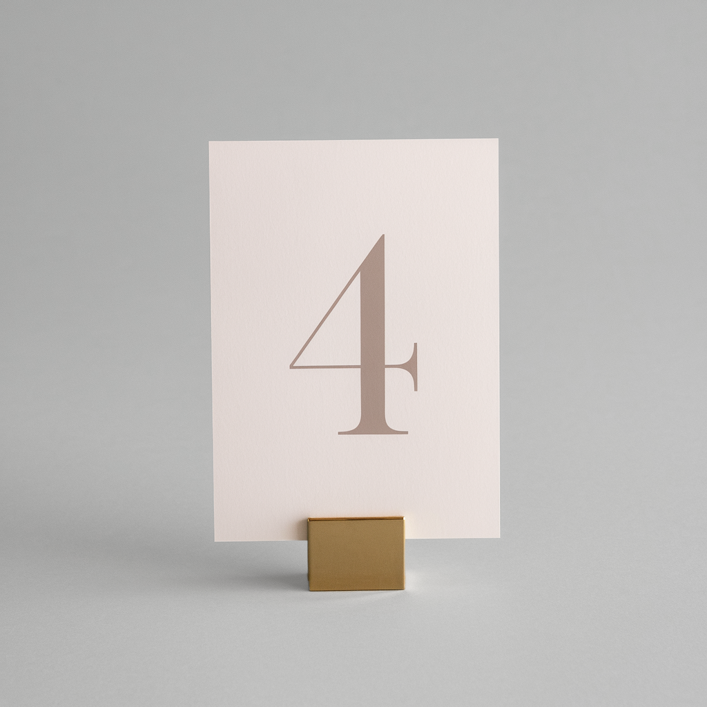 Table Numbers