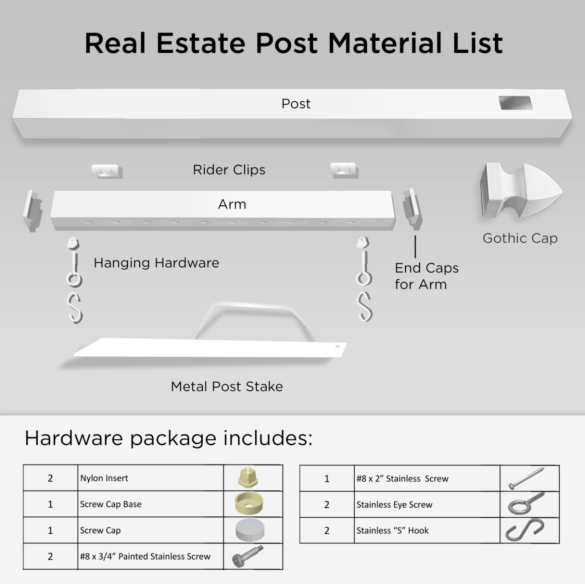 Real Estate Post Hardware 3
