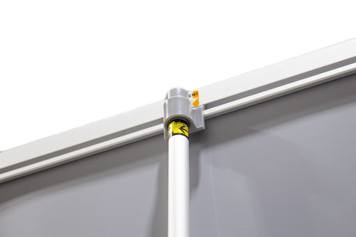 Plastic pole holder