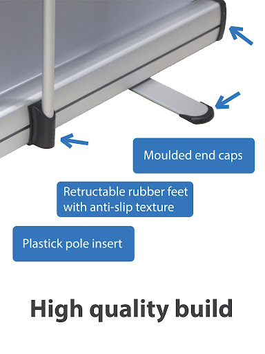 Retractable banner stands