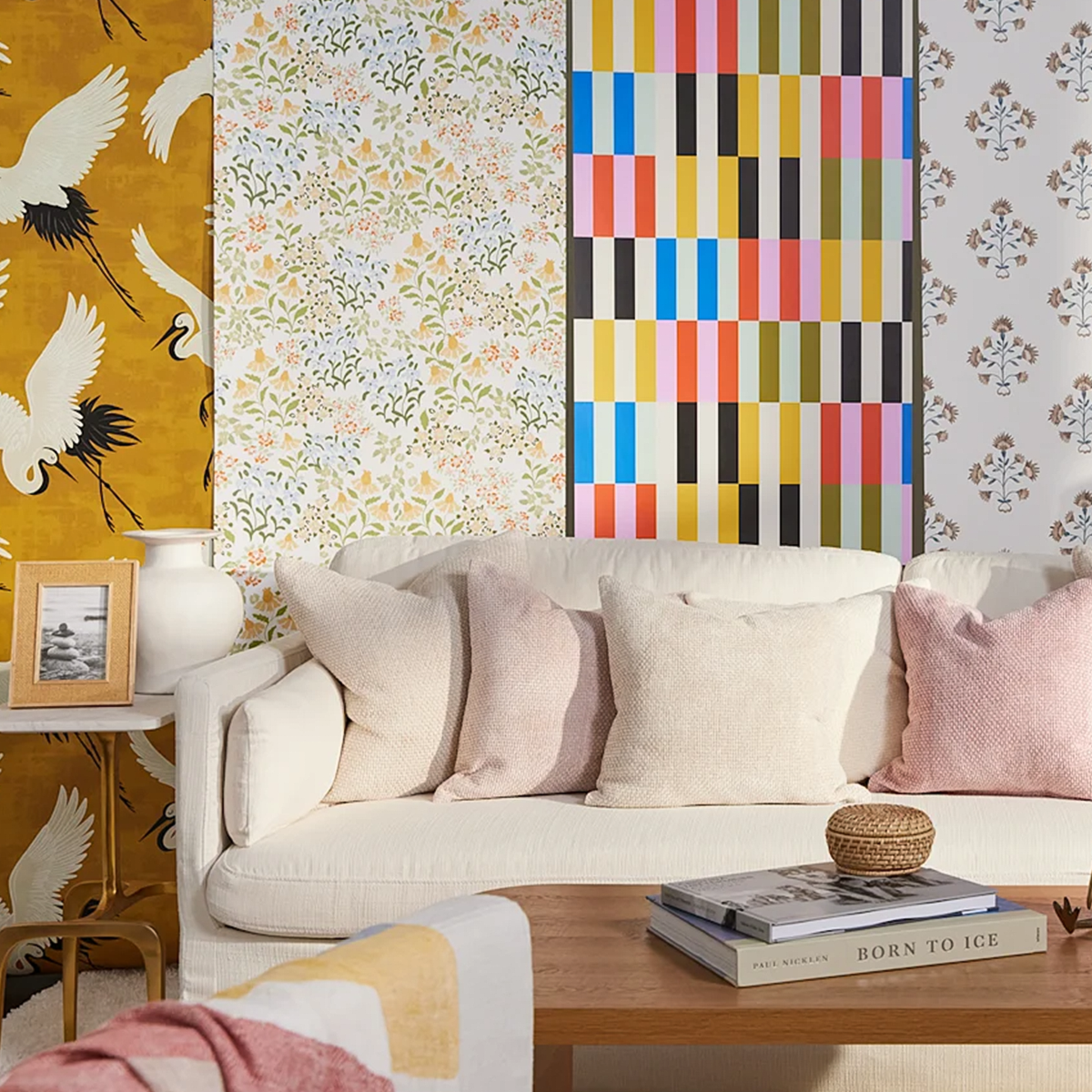 Sample Peel and Stick Wallpaper Panels