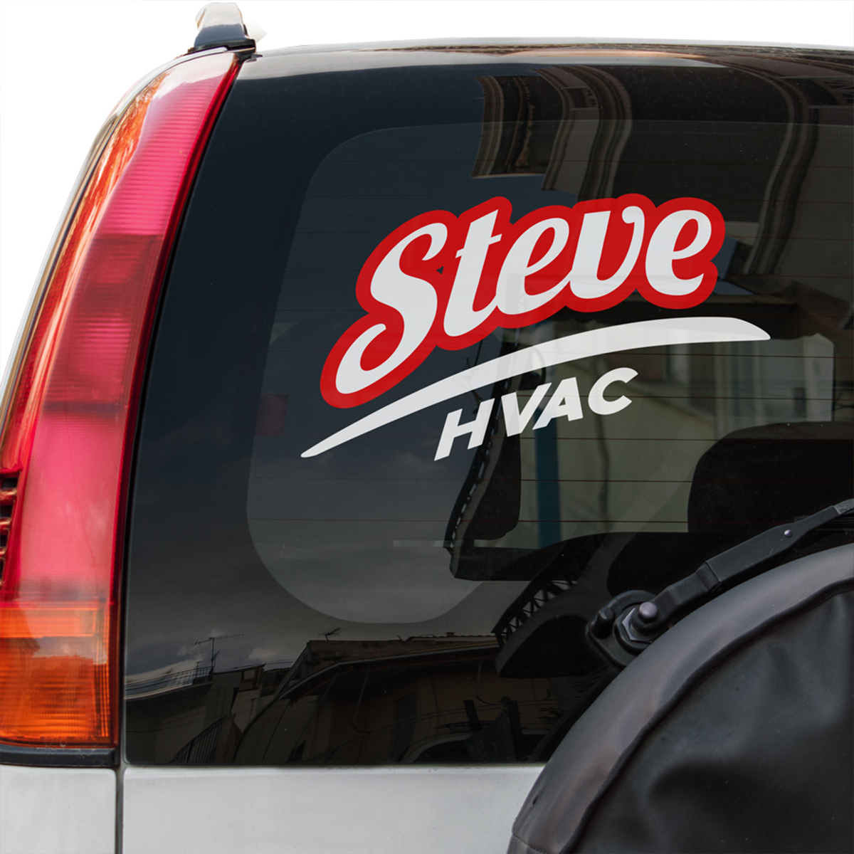 Sample Vehicle Window Decals