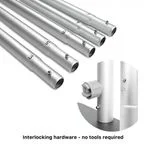 Tension fabric stand 7