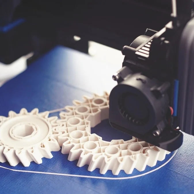 FDM 3D printed gears withe ASA plastic