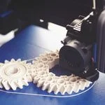 FDM 3D printed gears withe ASA plastic