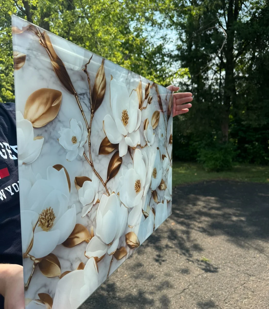 glass print