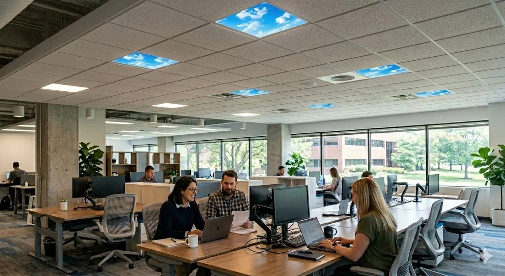 Printed Ceiling Light Tile 1