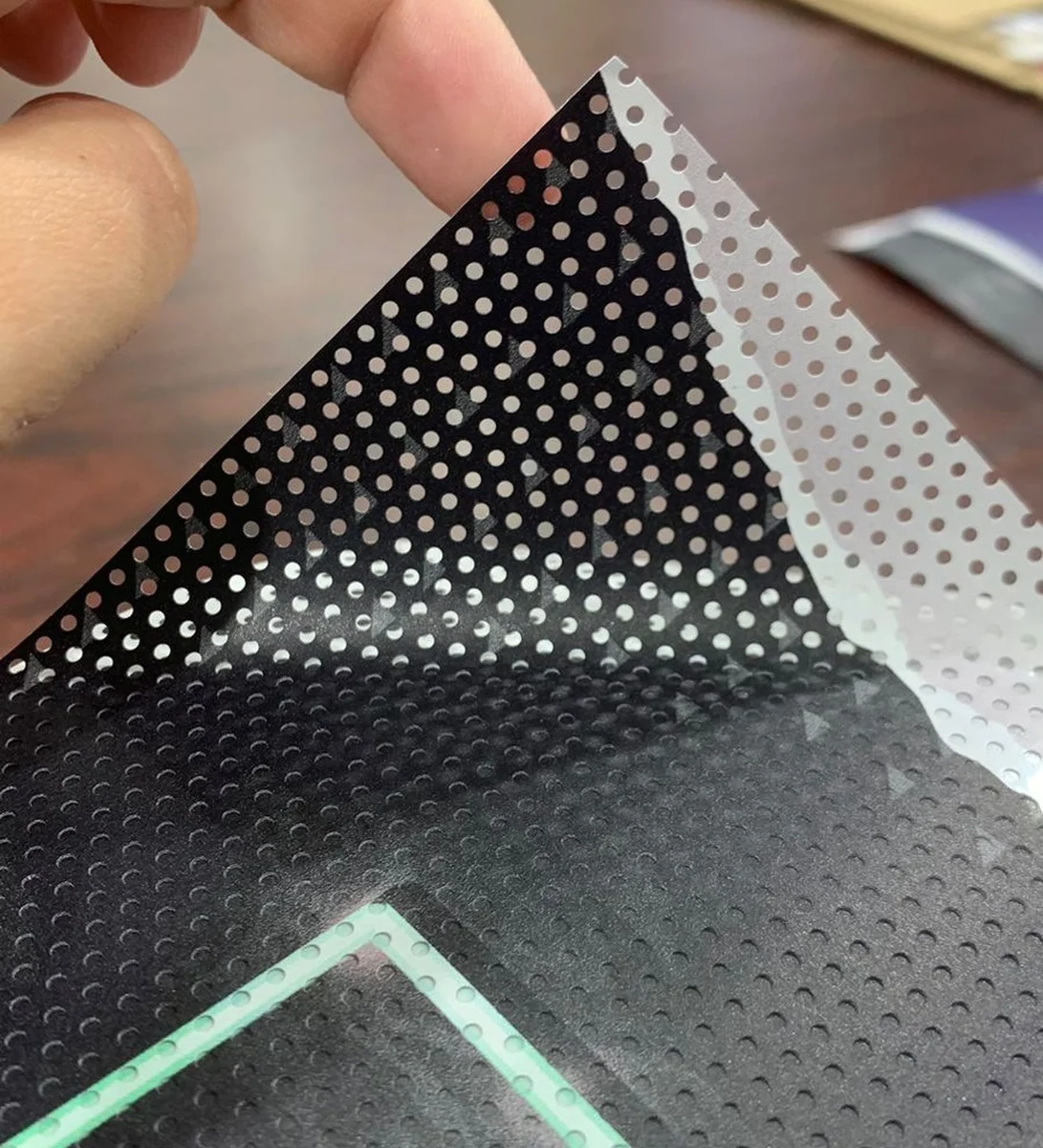 Sample Perforated Window Film 6